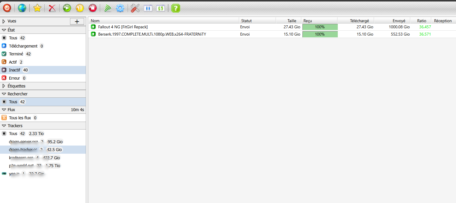 ruTorrent — gestion des torrents